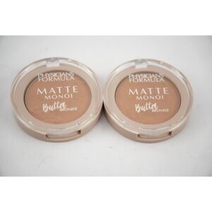 NWOB 2pc Set Physician's Formula Matte Monoi Butter Bronzer 0.12 Oz ea
